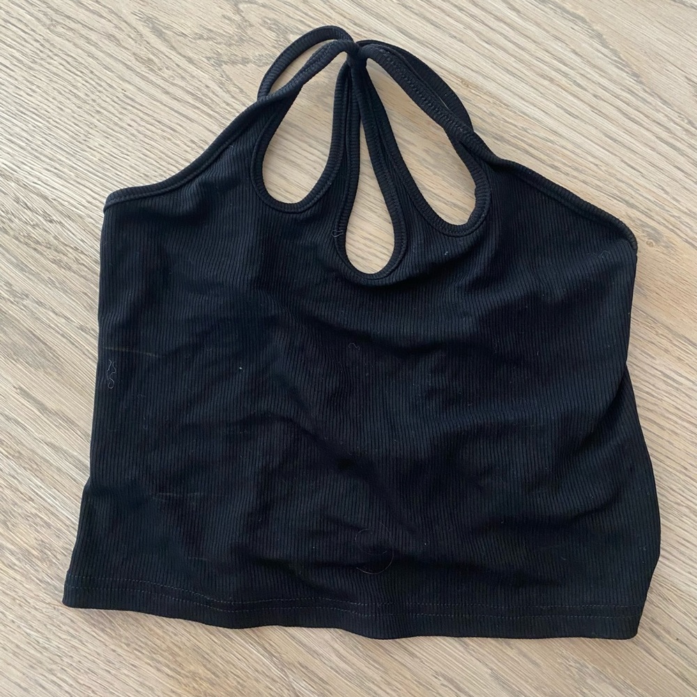 🖤Black Cutout Halter Top🖤